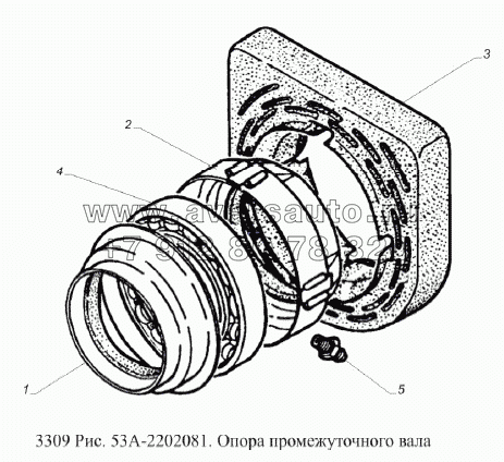 Опора промежуточного вала